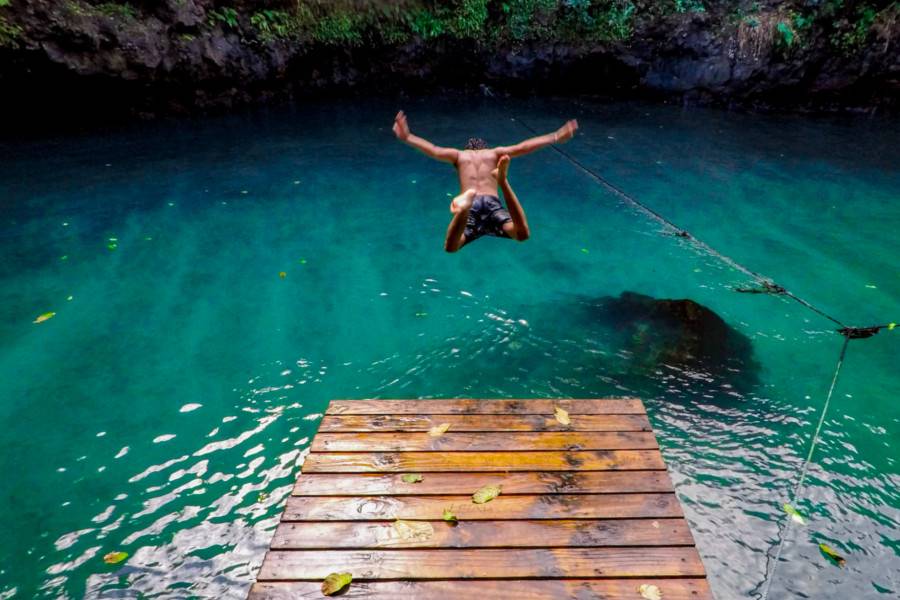 Piula Cave Pool
